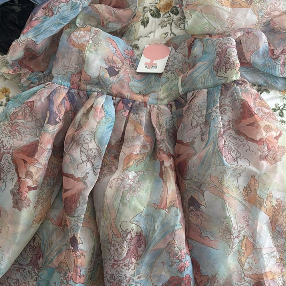Selkie Mucha Puff Mini Dress XXL - Picture 2 of 5